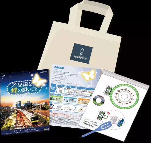 山手線に乗って&ldquo;東京のまち&rdquo;を探索 。ＪＲ東日本が「FUN!TOKYO!」のプレイイベント第２弾 「FUN!TOKYO! 山手線謎めぐり2021 &ldquo;不思議な蝶の願いごと&rdquo;」を 9/15(水)から開催