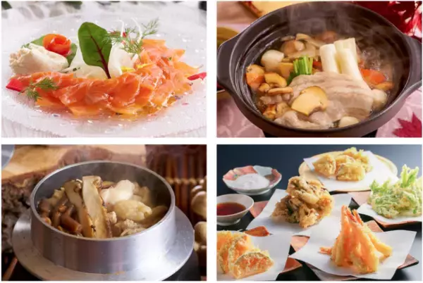 ウォーキング、ドライブ、川下りで、紅葉を楽しむスポット充実。感染症対策徹底の宿、大江戸温泉物語 栃木の宿で【秋のまんぞくバイキング】スタート