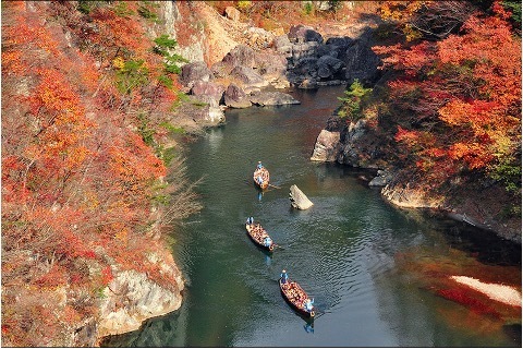 ウォーキング、ドライブ、川下りで、紅葉を楽しむスポット充実。感染症対策徹底の宿、大江戸温泉物語 栃木の宿で【秋のまんぞくバイキング】スタート