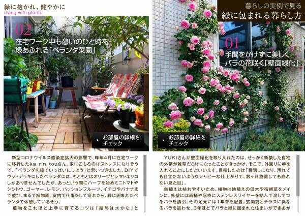松井愛莉さんが語る植物との暮らし方 住宅・インテリア電子雑誌『マドリーム』Vol.39公開