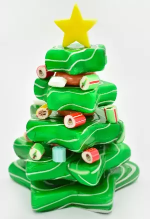 キャンディのクリスマスツリーを作ろう！