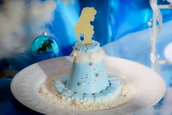 【京都で満喫】ブルーカラーのプリンセスドレスケーキをひとりじめ！心ときめくスイーツたち『スノープリンセスのウインターアフタヌーンティー』 期間限定販売