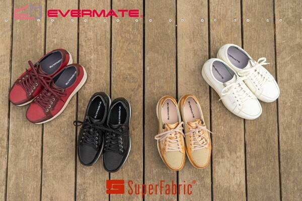 「EVERMATE」シューズのSuperFablic&amp;reg; 使用モデルが全体の3割を販売！人気を受けて販促強化を実施