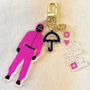 【日本初上陸】あの『イカゲーム』♪手作りキーホルダー【限定商品】