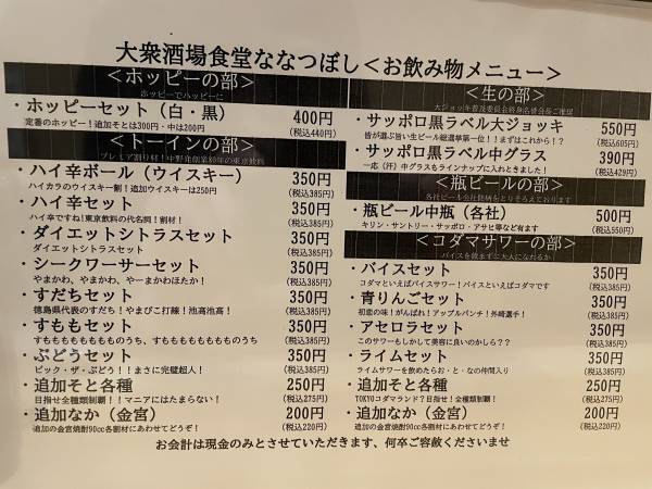 行列の出来るせんべろ大衆酒場食堂「ななつぼし」が東武練馬【昭和レトロ商店街】北町アーケードに実店舗をオープン！