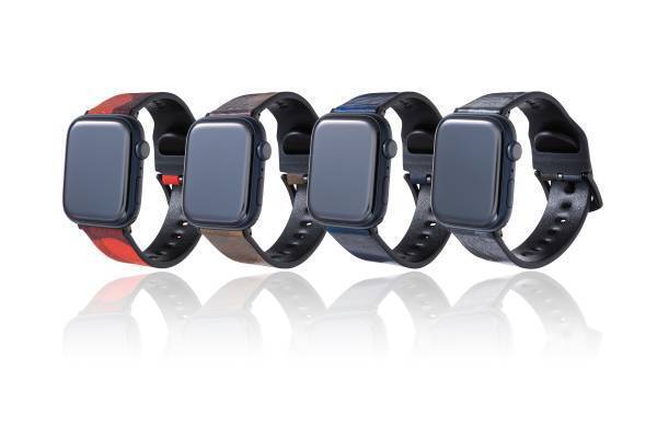 GRAMASよりイタリアの老舗タンナー&ldquo;ラ・ペルラ・アッズーラ社&rdquo;が手掛けた 迷彩柄ベジタブルタンニンレザー採用 Apple Watchバンド11月16日より予約開始