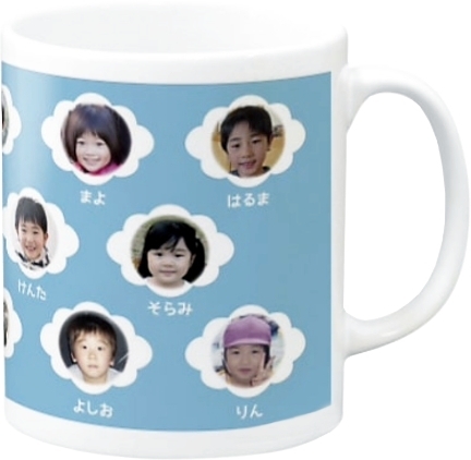 【新発売】卒園卒業の記念マグカップ／LINEから写真を簡単入稿！使いやすいシンプルデザインのマグカップが今なら早割でご注文可能！