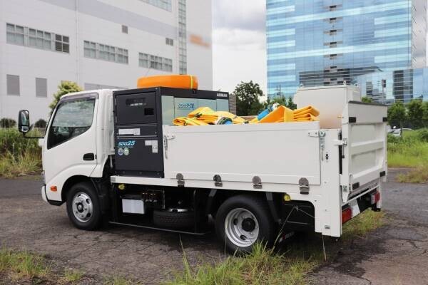 北海道モリタ「災害リスク対策推進展 北海道」にトイレカー、排水ポンプユニット、資機材搬送車等を出展