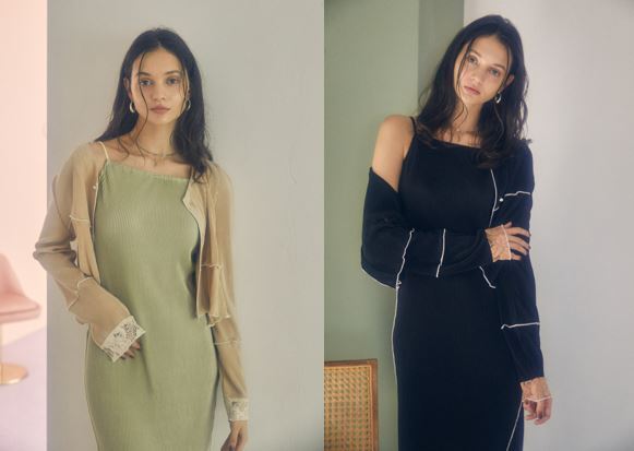 シーズンレスで永く使える、最人気シリーズの&rdquo;プリーツ・メロウ&rdquo;より、キャミワンピとカーデを予約販売開始！