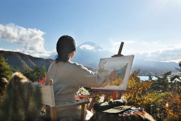 【星のや富士】富士山麓でグランピング！&ldquo;アート&rdquo;を感じるスケッチやスイーツ制作を体験できる「グランピングアート」を開催｜期間：2021年10月1日〜11月30日