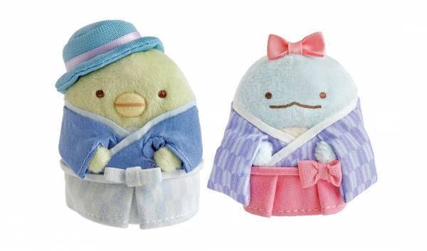 すみっコぐらしshop 東京駅店限定　大正ロマンスタイル 「てのりぬいぐるみセット」 とんかつ&えびふらいのしっぽ発売！ 2021年9月11日(土)～