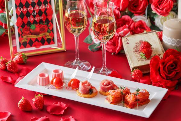 旬のいちごをすべてのスイーツ・セイボリーに使用した特別なアフタヌーンティー 『ハートの女王 アフタヌーンティー～ストロベリーローズガーデン～』販売
