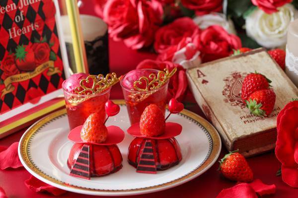 旬のいちごをすべてのスイーツ・セイボリーに使用した特別なアフタヌーンティー 『ハートの女王 アフタヌーンティー～ストロベリーローズガーデン～』販売