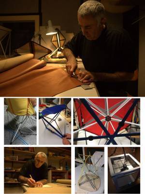 【従来のアウトドア用品にはない  本場イタリアのデザイン】  スタイリッシュでコンパクト！  革新的な折りたたみイス『BIP』