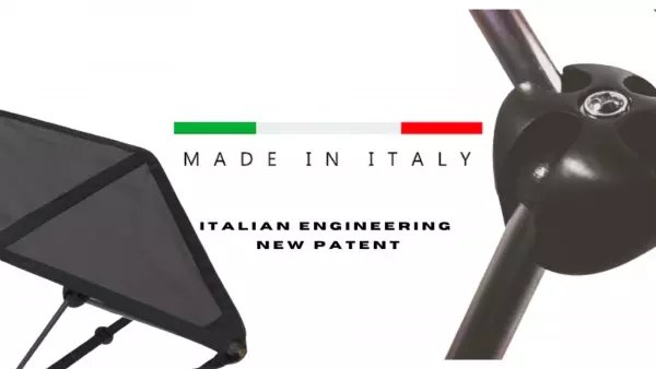 【従来のアウトドア用品にはない  本場イタリアのデザイン】  スタイリッシュでコンパクト！  革新的な折りたたみイス『BIP』