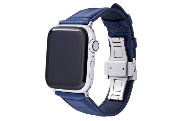 GRAMASから色付けやコーティングにこだわった オリジナル クロコ型押しレザー使用 Apple Watch Bandが9月28日発売