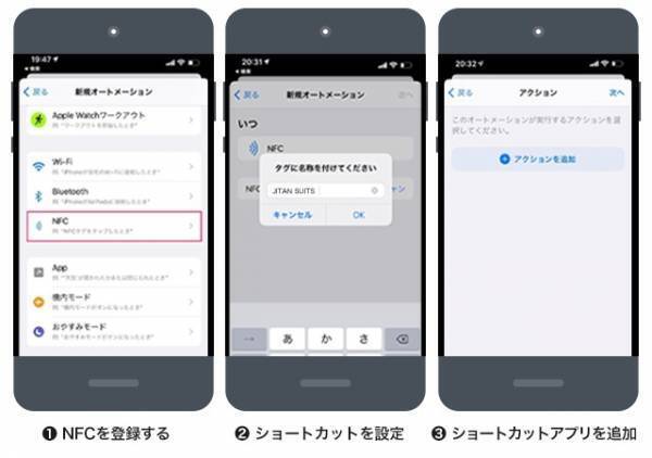 スーツの「ボタン」に&ldquo;スマホをかざすだけ&rdquo;でアプリが即起動！ 好みのアプリをボタンに登録、自分専用デバイスウェア『JITAN SUIT(ジタンスーツ)』を開発