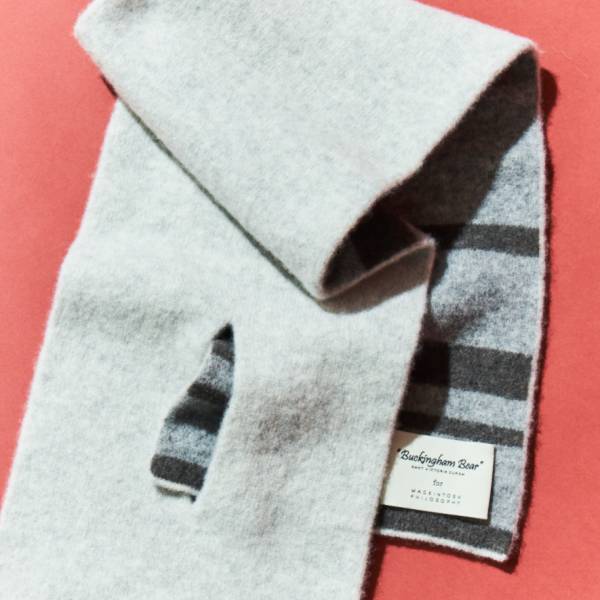 MACKINTOSH PHILOSOPHY(マッキントッシュ フィロソフィー) 大人にお勧め、バッキンガムベアシリーズのマフラー新作をリリースーMOONBATー