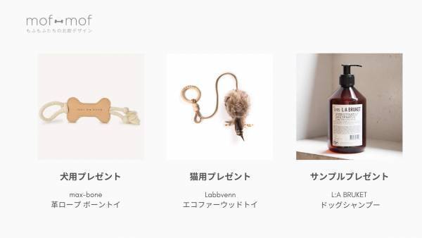 北欧デザインに特化したペット用品通販の 「mof -mof （モフモフ）」が、初のポップアップショップ開催