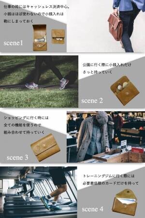 Makuakeで人気の国産レザーミニマルウォレット「Kumi wallet」発売開始！