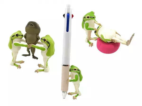 【キタンクラブ】姿勢良く整列する姿がシュール！カプセルトイ「並べ隊 整列アマガエル」は9月18日（土）発売！