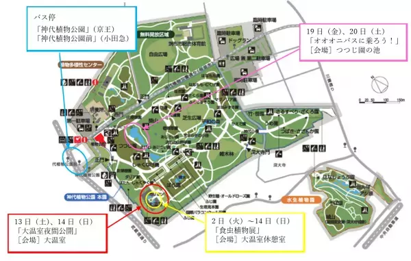 大温室夜間公開も…⁉「真夏の植物ワンダーランドin 神代植物公園」8月2日（火）~28日（日）開催決定‼