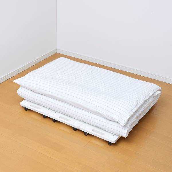 重たい荷物の移動に便利！用途に合わせて連結可能な『連結キャリー』