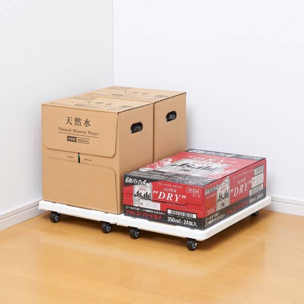 重たい荷物の移動に便利！用途に合わせて連結可能な『連結キャリー』