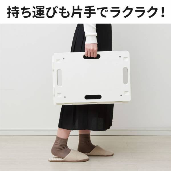 重たい荷物の移動に便利！用途に合わせて連結可能な『連結キャリー』