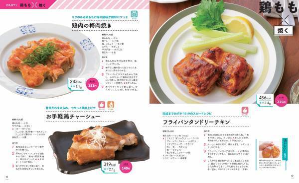 鶏肉を味わいつくす166品！　「鶏むね・鶏もも・ささみ　レシピブック」発売。