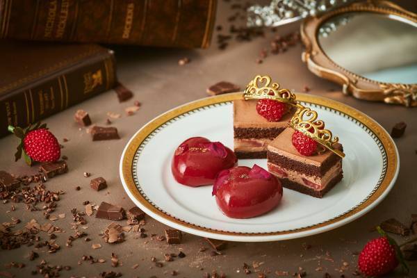 【白金台】『いちごとチョコのプリンセスアフタヌーンティー』小さなチョコレートフォンデュまで楽しめる冬の贅沢アフタヌーンティーを3日間限定開催