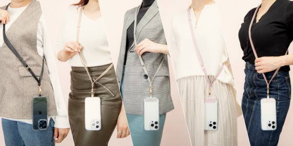 【GRAMAS COLORS】しなやかで負担の少ないPUレザーを採用 通勤・オフィス内の移動 手荷物の多いお出かけに便利なストラップ発売