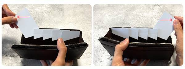 「最大30枚」カードを美しく収納　利き手を選ばない　整う長財布【PROUDY_N】