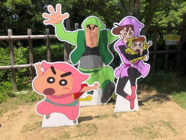 淡路島 ニジゲンノモリ「クレヨンしんちゃんアドベンチャーパーク」 びしょ濡れアスレチック『アッパレ！戦国大冒険！夏の陣！』7月16日開始