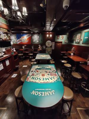 HＵＢ渋谷３号店　JAMESON × SIRUP コラボレーション　「ジェムソン ジャパン リミテッド 2022」の世界観を再現！