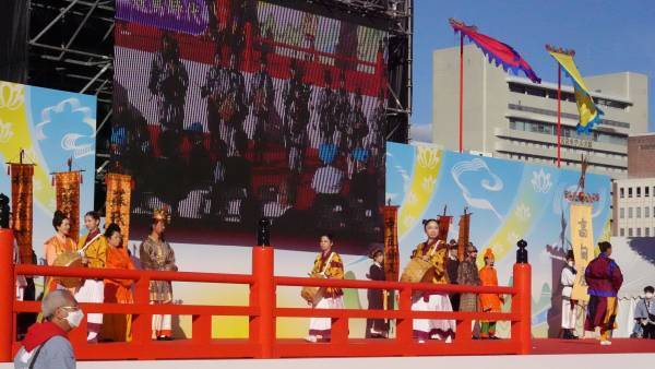 「四天王寺ワッソ2022」大阪国際大学・大阪国際大学短期大学部 学生10名が舞姫として演舞