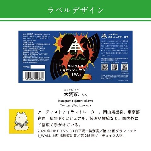 爽やかに甘酸っぱいフルーツサワーIPA『エレクトロスカッシュサワーIPA』発売│5月24日