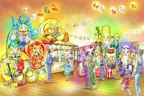 【青森屋】「ねぶた七福神」が登場！福を招く「わっつど開運まつり」開催　～恵比寿天にちなんだ「大漁丼」の提供～｜期間：2022年12月1日～2023年4月2日