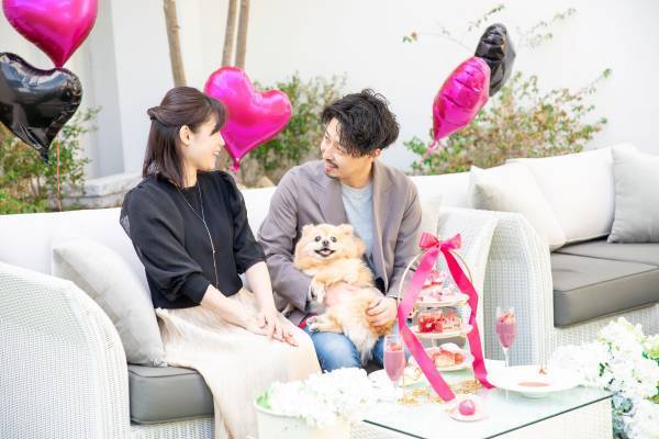 名古屋初！結婚式場で楽しむ“わんちゃん同伴可能”なアフタヌーンティー開始！ 乙女心をくすぐる、ファッションアイテム＆ピンクカラーモチーフのいちご満載スイーツに心ときめく『マイ・フェア・レディ アフタヌーンティー ～STRAWBERRY PINK～』販売