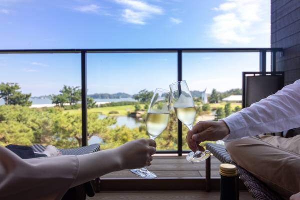 【日本三景 松島温泉・松島⼀の坊】ありがとうの1周年。松島湾と水上庭園を望む“ガーデンフロア”