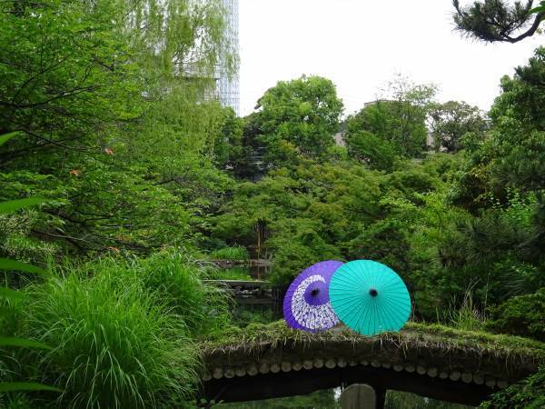 ７/16（土）スタート！都立庭園で和傘の無料貸し出しサービス「和傘で庭園めぐり」しませんか？