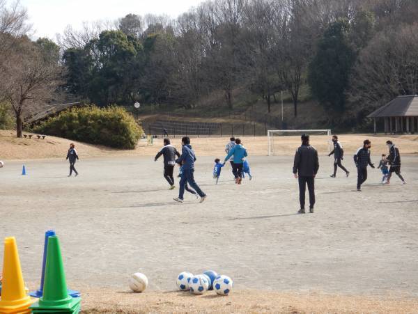 小山田緑地　親子で楽しむサッカー教室　2023年1月28日（土）