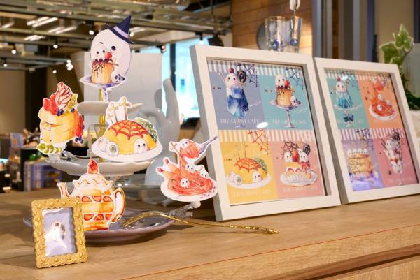 イラストレーターSpinの『Ghost in Wonderland』展 ツクル・ワーク新宿センタービル店で開催