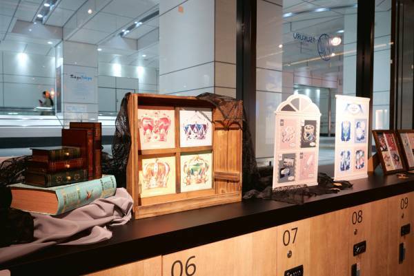 イラストレーターSpinの『Ghost in Wonderland』展 ツクル・ワーク新宿センタービル店で開催