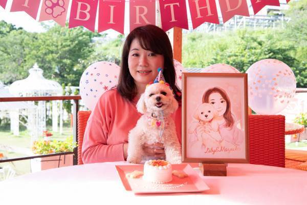 『ワンちゃんアニバーサリー似顔絵セット』 6月6日より販売開始 ～ 専属デザイナーが描く可愛い愛犬の似顔絵で特別な日をお祝いしよう！ ～