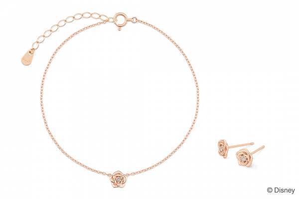 【ディズニープリンセス】『Blooming Tales』をシリーズ化 「ベル」「ジャスミン」「ラプンツェル」をモチーフにした 新作ピアス、ブレスレット11月11日新発売