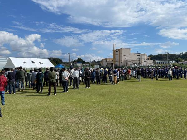 EDAC、「令和４年度 宮城県大郷町総合防災訓練」にて遠隔情報共有システムHec-Eyeを活用したドローンのリアルタイム中継を実施