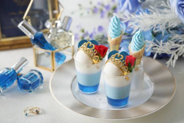 “ロイヤルブルー”がテーマのプリンセススイーツに心ときめく！ ヨーグルトやライチ、ココナッツなどを使用した、暑い夏にも嬉しい爽やかスイーツが勢揃い 「プリンセスアフタヌーンティー～Royal Blue～」販売