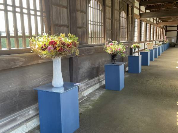 第24回　花まつフラワーデザイン展『花心論2022』国宝高岡山瑞龍寺にて10月1日(土)2日(日)に開催します