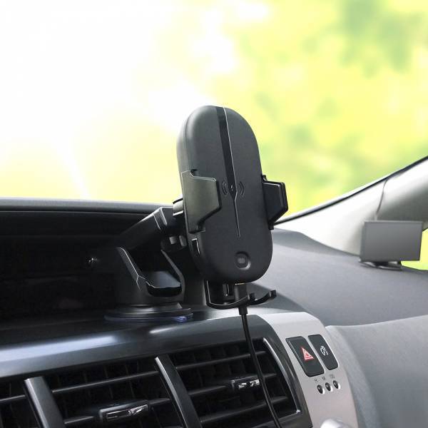 赤外線センサー内蔵でスマートフォンを近づけると自動ホールドする車載用ワイヤレス充電ホルダーが登場